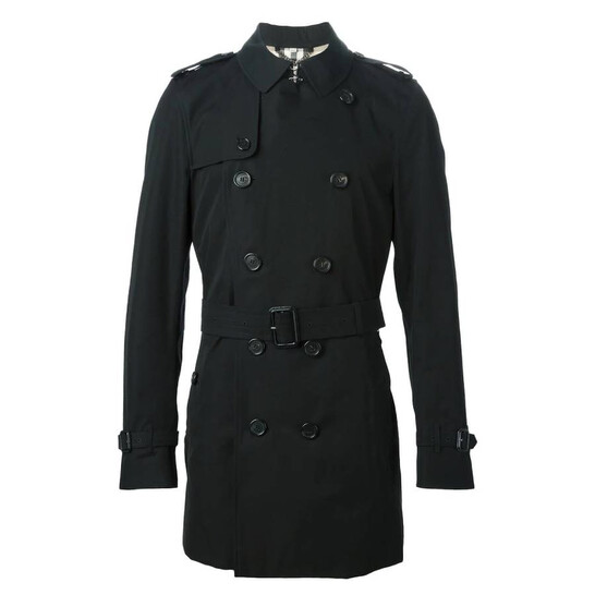 BURBERRY トレンチコート THE KENSINGTON 46 Burberry Open Box - Burberry Men's Kensington Mid trench