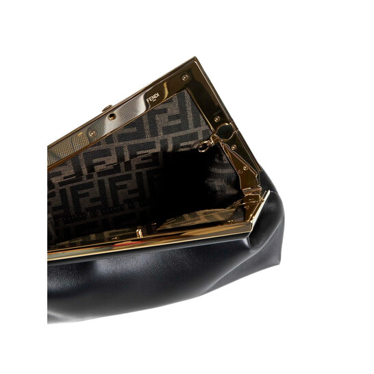 Fendi Open Box - Fendi First Midi Nappa Leather Clutch 8BP137-ABVE