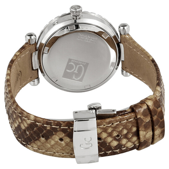 Open Box - Guess Diver Chic Quartz Ladies Snakeskin Patterned Watch X35005L1S - 546x546 Image #3