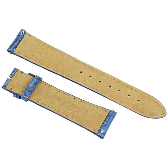 Hadley Roma Open Box Hadley Roma 21 MM Blue Alligator Leather Strap