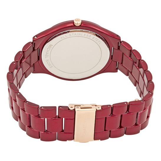Michael Kors Open Box - Michael Kors Slim Runway Red Dial  display picture 3