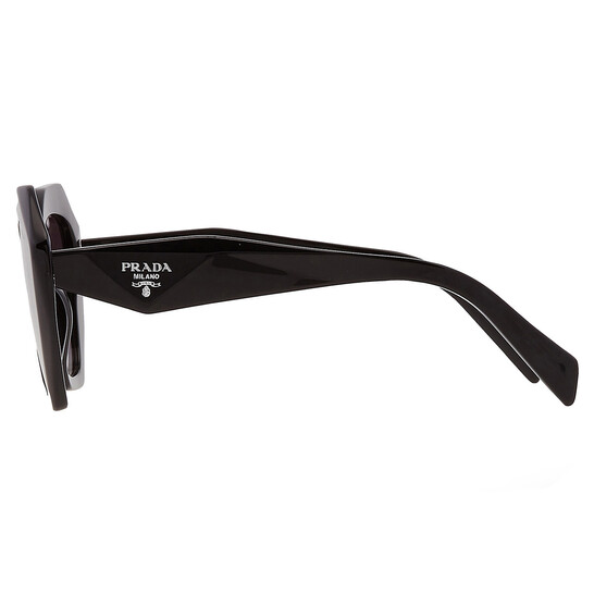 Prada Open Box - Prada Grey Gradient Geometric Ladies