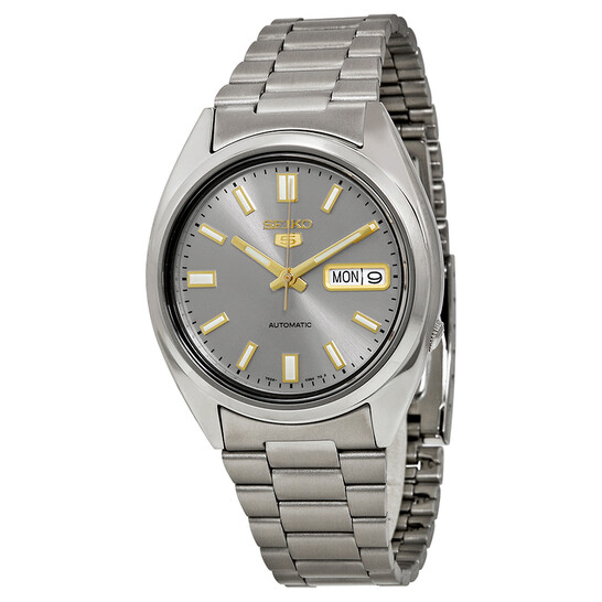 Seiko Open Box Seiko Automatic Grey Dial Stainless Steel Men's