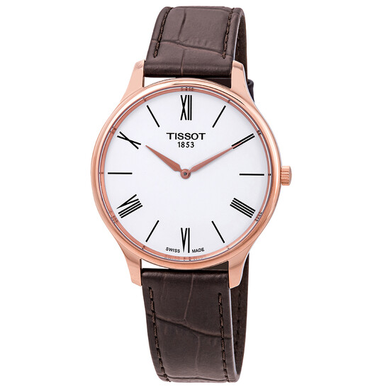 Tissot Tradition Uomo T063.409.36.018.00 – Orologio Quarzo Al Datario, Design Vintage