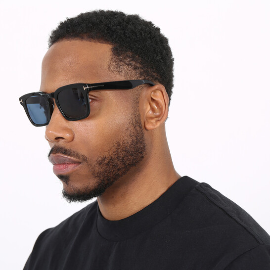 Tom Ford Open Box - Tom Ford Dax Polarized Blue Square Men's