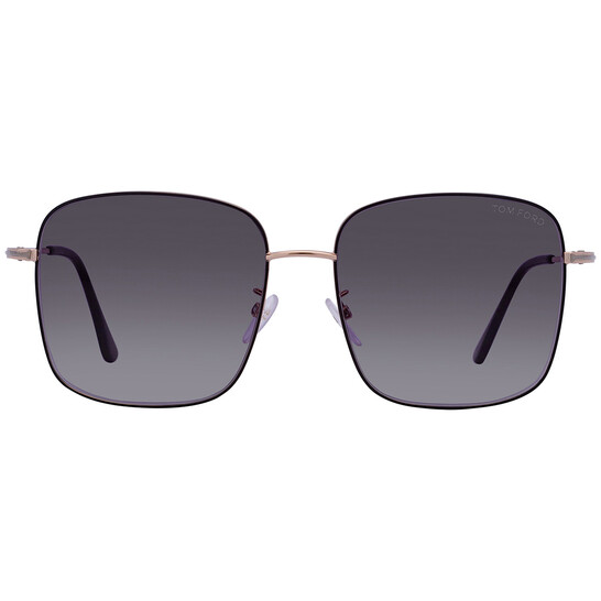 Tom Ford Open Box - Tom Ford Grey Gradient Square Unisex  display picture 3