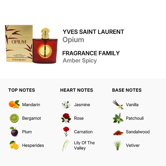 Yves Saint Laurent Opium / Ysl EDP Spray 1.6 oz (w) 3365440556348