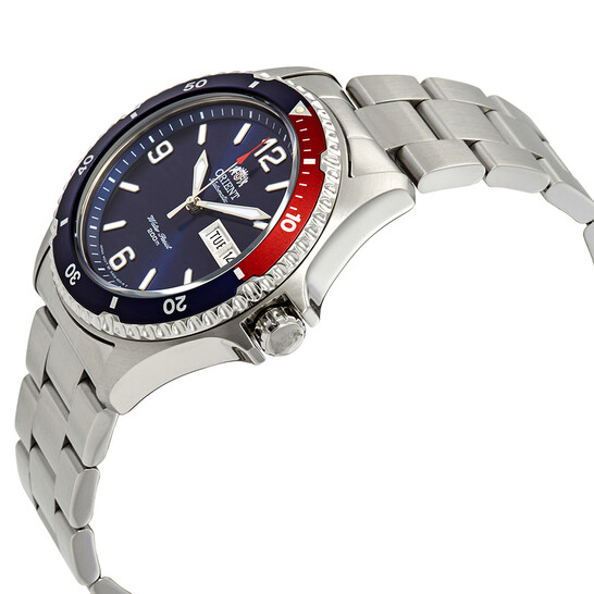 Orient Mako II Automatic Blue Dial Pepsi Bezel Men's Watch