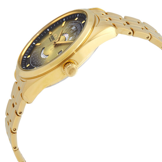 Orient Multi Year Gold Dial Men's Watch RA-BA0001G10B