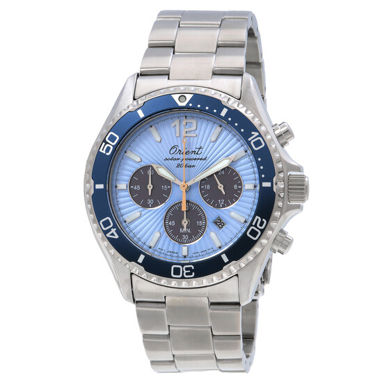 Orient Sports Solar Powered Chronograph Men's Watch RA-TX0210L10B