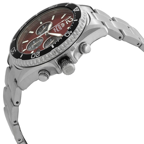 Orient Sports Solar Powered Chronograph Red Dial Men's Watch