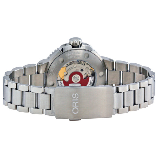 Oris Aquis Date Black Diamond Dial Stainless Steel Ladies Watch 733-7652-4194MB - 546x546 Image #3