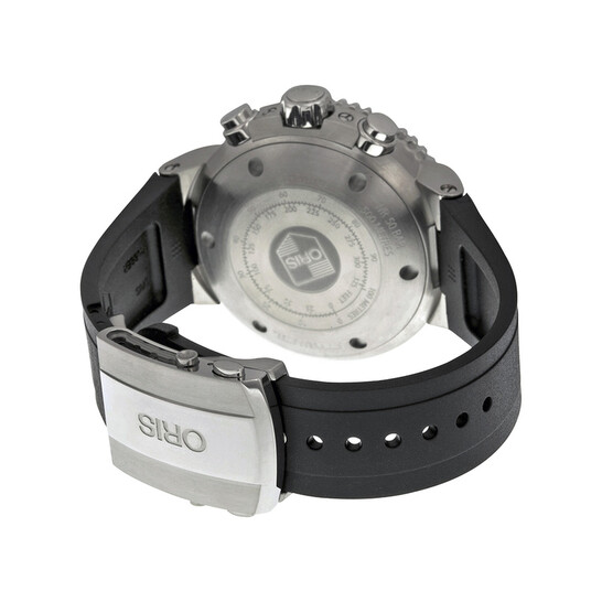 Oris Aquis Depth Gauge Chronograph Black Dial Men's Watch 774-7708-4154SET - 546x546 Image #3