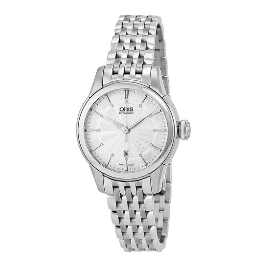Oris Artelier Date Silver Dial Stainless Steel Ladies Watch 01 561 7687 4051-07 8 14 77 - 546x546