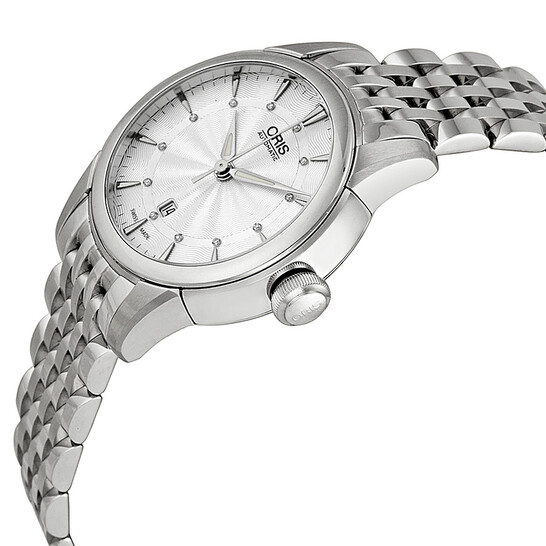Oris Artelier Date Silver Dial Stainless Steel Ladies Watch 01 561 7687 4051-07 8 14 77 - 546x546 Image #2
