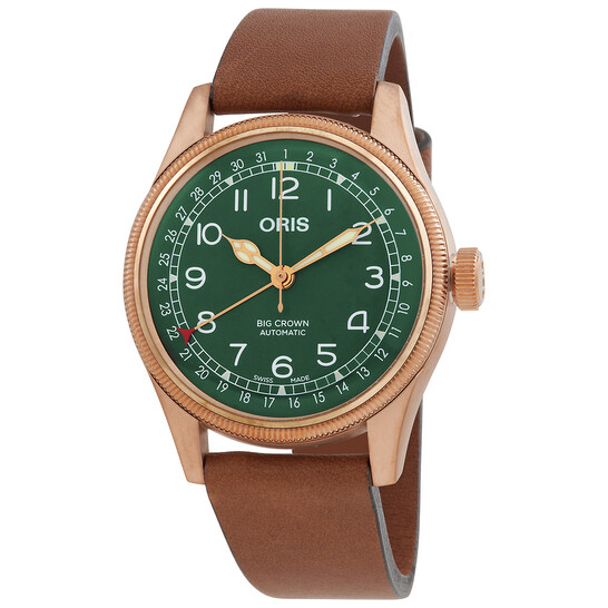 Oris Big Crown Pointer Date Automatic Green Dial Men's Watch 01