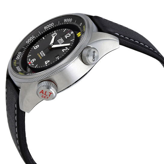 Oris Big Crown ProPilot Black Dial Leather Automatic Men's Watch 733-7705-4134LS - 546x546 Image #2