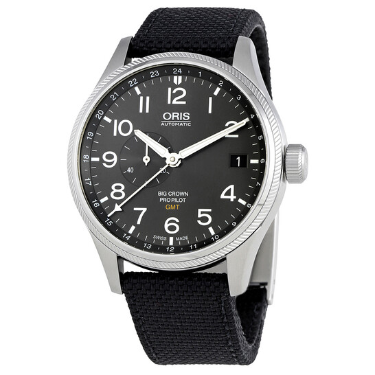 Oris Big Crown Propilot Grey Dial Men's GMT Watch 01 748 7710 4063