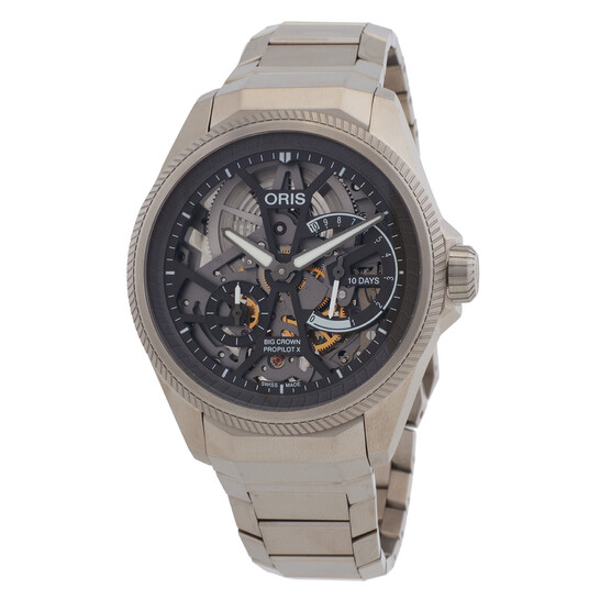 Oris Big Crown ProPilot Hand Wind Skeleton Dial Men's Watch 01 115