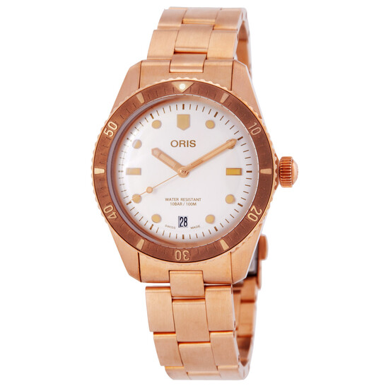 Oris Divers Sixty-Five Date Automatic White Dial Watch 01 733 7771