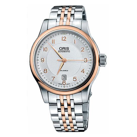 Oris Men's Classic Stainless Steel Automatic Watch 733-7578-4361MB - 546x546