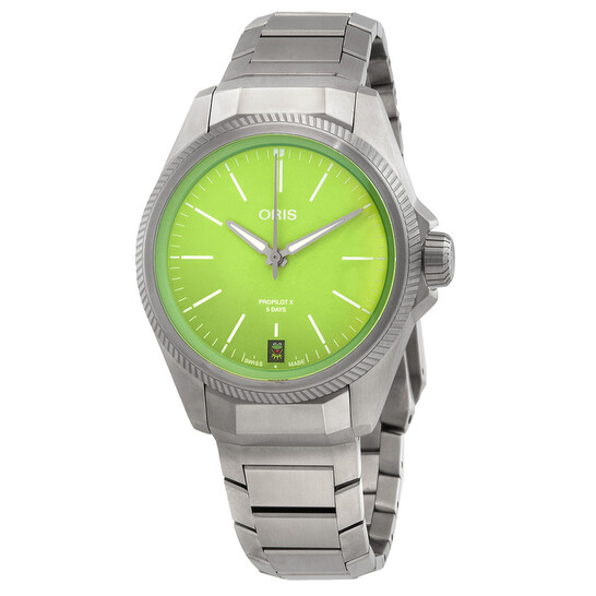 Oris ProPilot x Kermit Automatic Green Dial Men's Watch 01 400