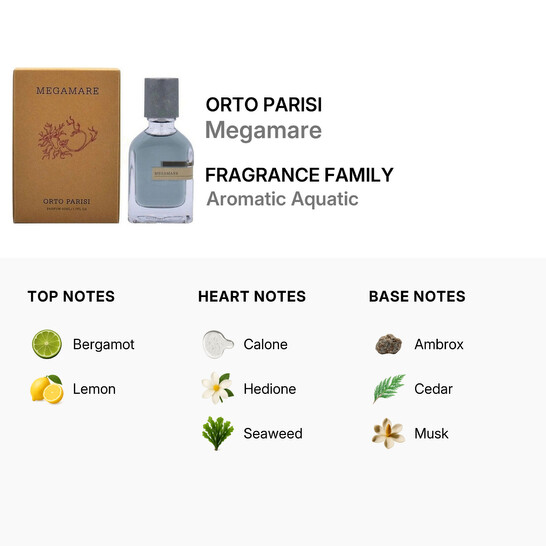 Orto Parisi Unisex Megamare Parfum 1.7 oz Fragrances 8717774840870