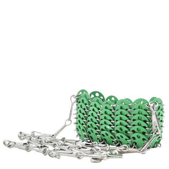 Paco Rabanne Bright Green 1969 Micro Crossbody Bag 23PSS0336MET424