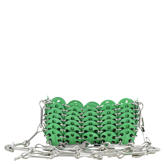 Paco Rabanne Bright Green 1969 Micro Crossbody Bag 23PSS0336MET424