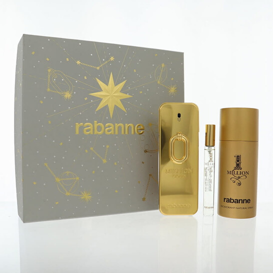Paco Rabanne Men's One Million Gold Intense Gift Set Fragrances