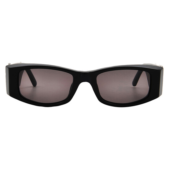 Palm Angels ANGEL Dark Grey Rectangular Unisex Sunglasses  display picture 3