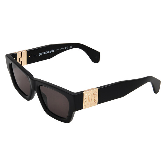 Palm Angels MAGNOLIA Dark Grey Square Unisex Sunglasses 