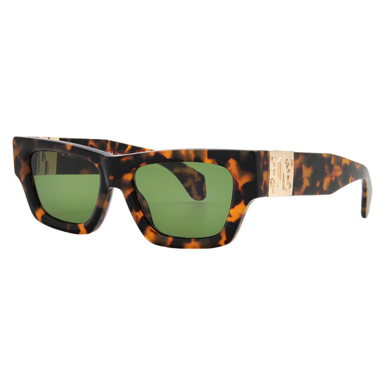 Palm Angels PERI10J MAGNOLIA 6055 Sunglasses Havana Rectangle Frame,Green Lenses ARTESIA SUNGLASSES in HAVANA GREEN for Men | Palm Angels® main image 4
