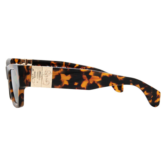 Palm Angels MAGNOLIA Gren Square Unisex Sunglasses PERI10JS  display picture 2