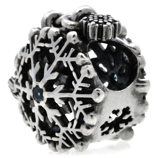 Pandora Icy Snowflake Drop Charm 792367C01 Jewelry, Ladies