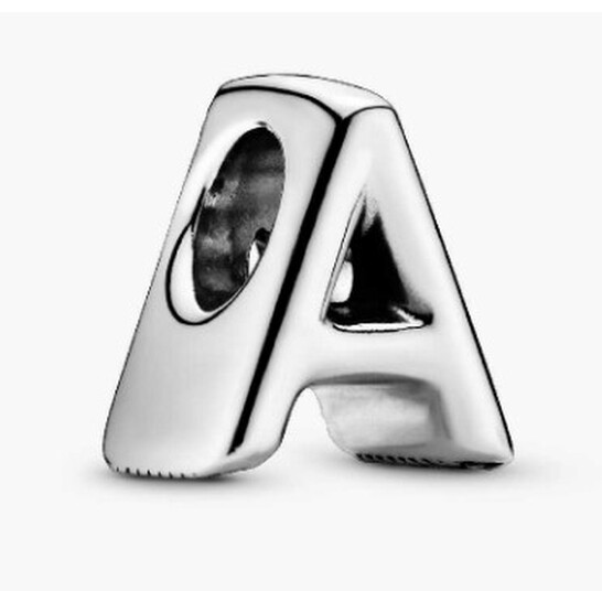 Pandora Letter A Silver Charm - 546x546
