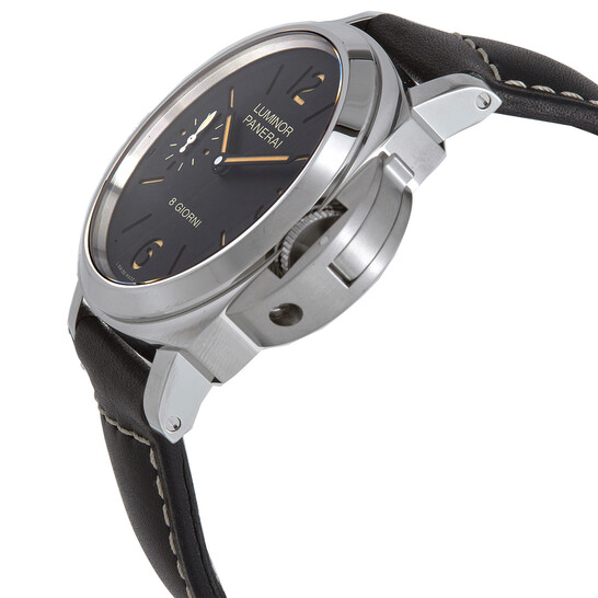 Panerai Luminor Base Hand Wind Black Dial Men's Watch PAM00915 - 546x546 Image #2