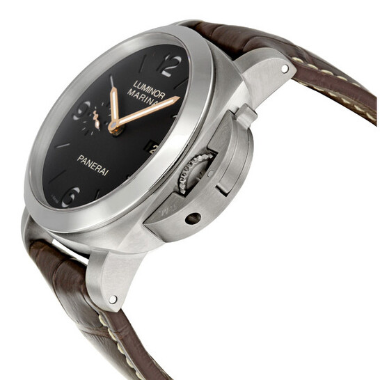 Panerai Luminor Dark Brown Dial Titanium Men's Watch 00351 - 546x546 Image #2
