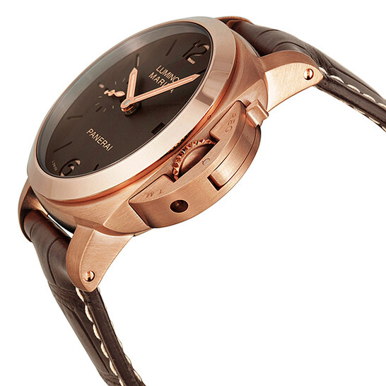 Panerai Luminor Marina 1950 3 Days Automatic Brown Dial 18 kt Rose Gold Men's Watch PAM00393 - 546x546 Image #2