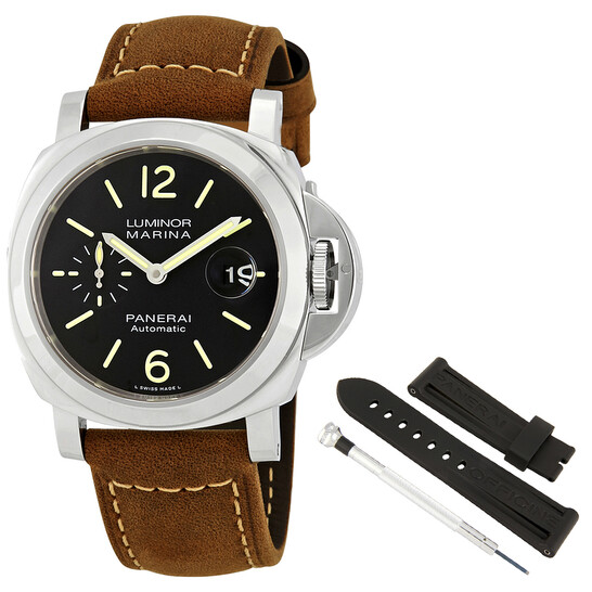 Panerai Luminor Marina Automatic Black Dial 44 mm Men's Watch