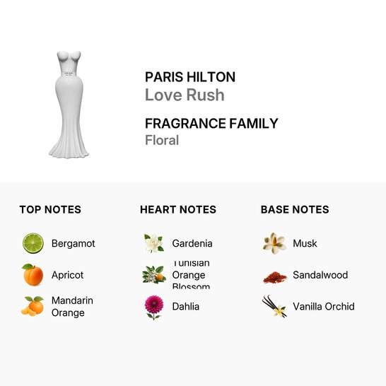 Paris Hilton Ladies Love Rush EDP Spray 3.38 oz (Tester