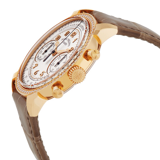 Patek Philippe Complications Silvery Opaline Dial Ladies Hand Wound Diamond Watch 7150/250R-001 - 546x546 Image #2