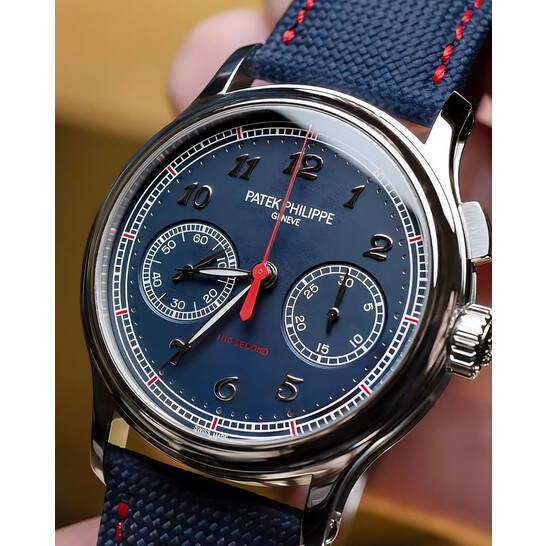 Patek Philippe Grand Complications Chronograph Hand Wind Blue Dial
