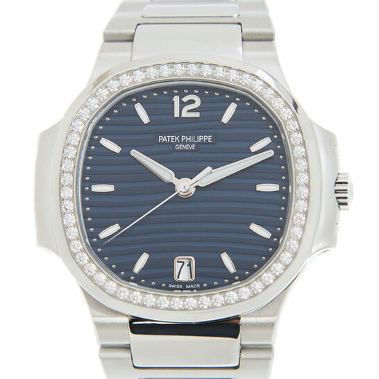 Patek Philippe Nautilus Automatic Blue Opaline Dial Diamond Ladies Watch 7118-1200A-001 - 546x546 Image #2