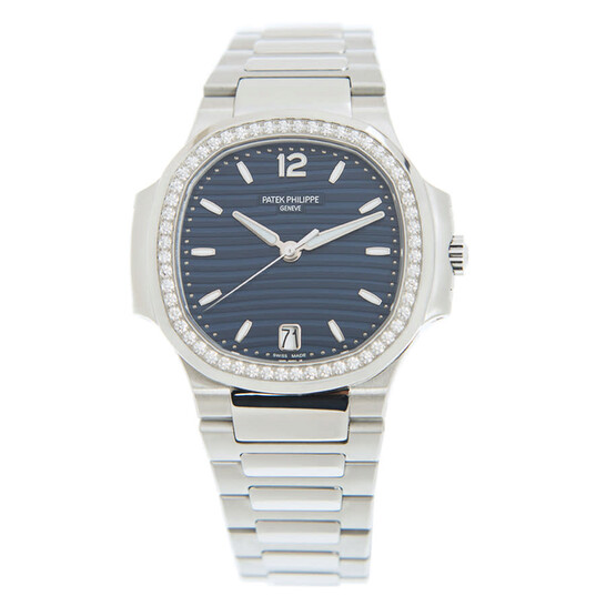 Patek Philippe Nautilus Automatic Blue Opaline Dial Diamond Ladies Watch 7118-1200A-001 - 546x546 Image #3