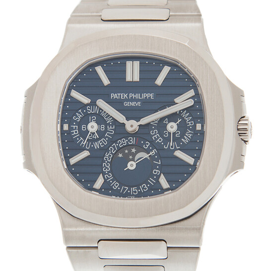 Patek Philippe Nautilus Perpetual Automatic Blue Dial Men's Watch
