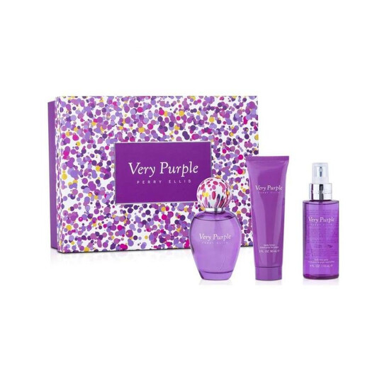 紫エール　スーパーPRパック　クレイジー・オリー　ハコス・ベールズ 8枚セット Perry Ellis Ladies Very Purple Gift Set Fragrances 844061013933
