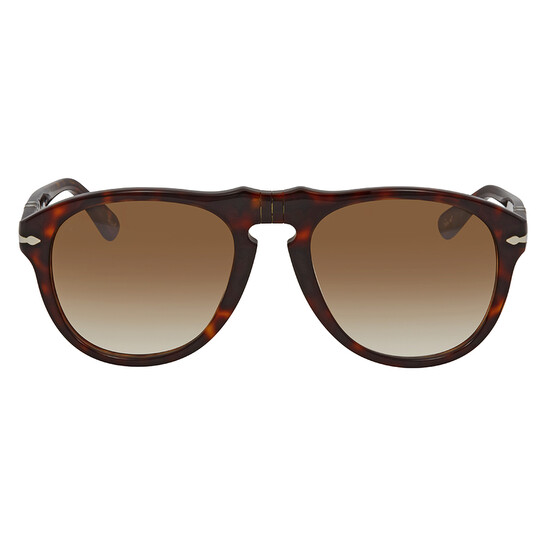 Persol PO0649 サングラス ブラウンフレーム Persol Clear Gradient Brown Sunglasses PO0649 24/51 54