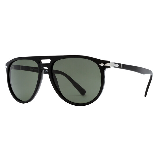 persol ブラックサングラス レザーケース付き Amazon | Persolブラックサングラス眼鏡ケース + eSHADES
