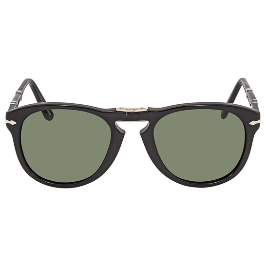 Persol Green Pilot Folding Unisex Sunglasses PO0714 95/31 54